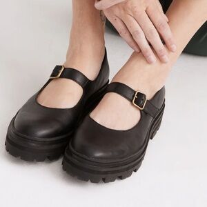 Madewell Freya Platform Lug Sole Mary Janes